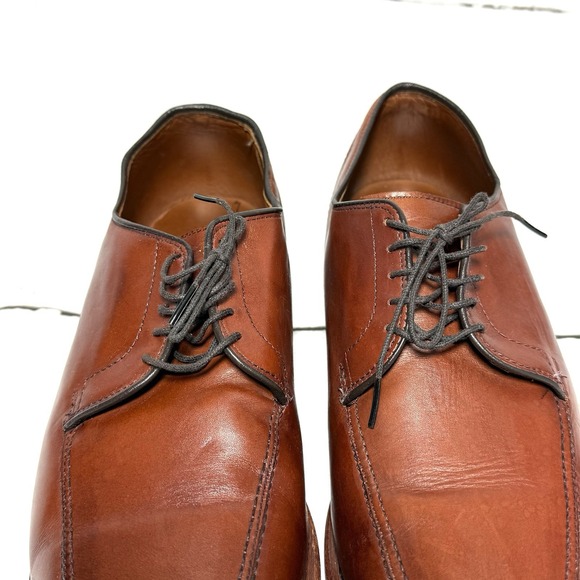 Allen Edmonds Lasalle Shoes Men\'s 11.5D Brown Oxfords Leather Slip Toe main image 5